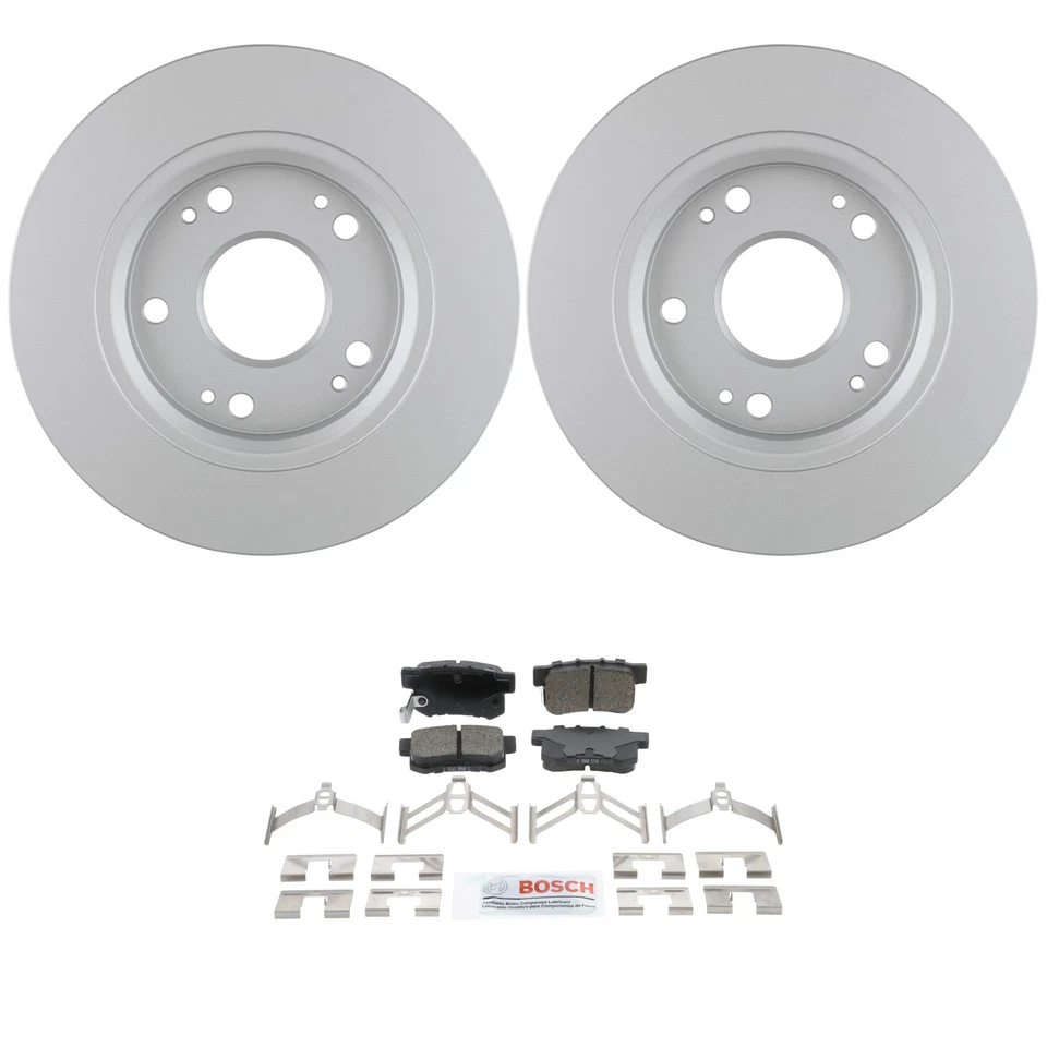 Kit de pastillas de freno de disco de cerámica azul rotores Quietcast traseros Bosch para Honda CR-Z 11-15 Foto 1 de 1