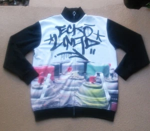 Vintage Y2K 2006 Ecko Untld Trainingsjacke Spraydosen Graffiti Our Camo Zip Gr. XL - Bild 1 von 10