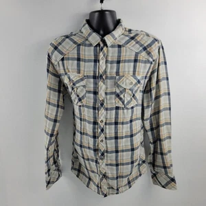 BKE Standard XL pearl snap long sleeve button down shirt Plaid 3200 - Picture 1 of 9
