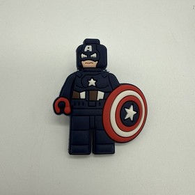 Lego Captain America 2003 Minifigure Marvel jibbitz charm for Croc