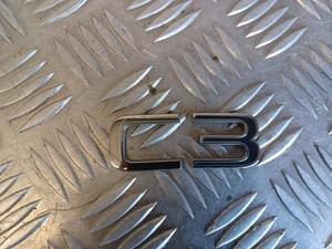 Autocollant Adhésif Monogramme hayon coffre arrière " C3 " - CITROEN C3 III (3) - Picture 1 of 2