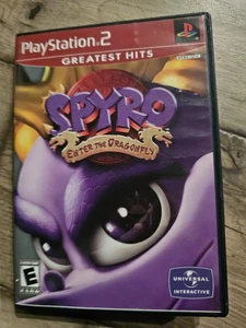Spyro Enter the Dragonfly (Sony Playstation 2 PS2, 2002) SIN MANUAL - Imagen 1 de 5