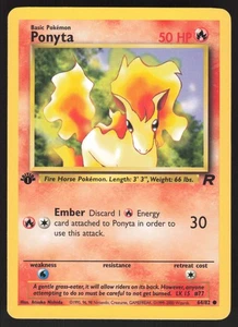 Ponyta 64/82 Non-holo Common Team Rocket LP - Picture 1 of 2