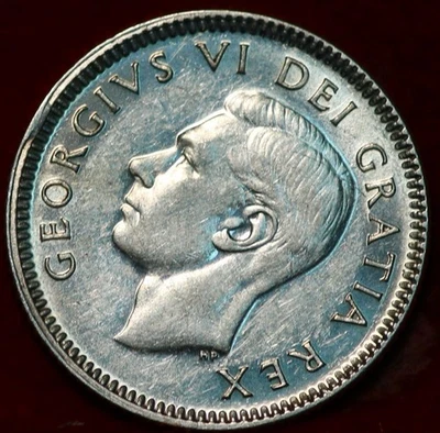 1951 Canada 10 Cents Silver Foreign Coin - Image 1 of 2