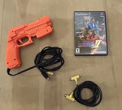 Sony Playstation 2 (PS2) Time Crisis II Guncon2 Gun w/Cable - Image 1 of 4