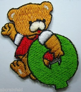 Das "Q" Bärchen ab 1 €, Applikationen zum Aufbügeln,Patches,Bügelbilder - Bild 1 von 4