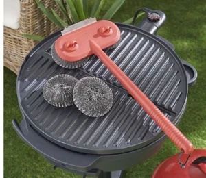 Henning Lee Power Scour Bristleless Grill Cleaning Brush & 14 Replaceable Heads - Picture 1 of 5