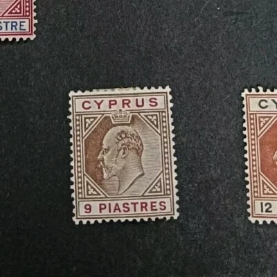 CHIPRE 1904 9pi SG 68 Sc 56 MH Foto 1 de 2