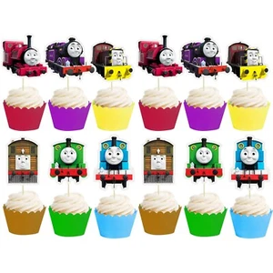 12pc Thomas the Tank Engine Cupcake Toppers Birthday Party Decoration - Picture 1 of 1