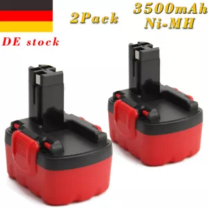 2 batterie 14,4 V Ni-MH per Bosch 2607335533 PSR1440 BAT038 BAT040 BAT025 GWS18V-LI - Foto 1 di 8