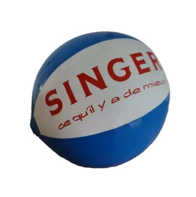 Ballon Singer Publicité Gonflable Ditribué Sur Le  Tour De France Des Années 60. - Photo 1/4