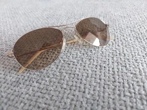 OLIVER PEOPLES Aviator Sunglasses Model AERO OV1005S Color GOLD 0227 57-17 - Picture 1 of 6