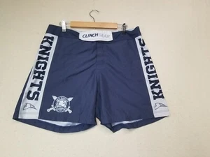 CINCH GEAR MENS BLUE GRAY MMA CAGE FIGHTING SHORTS Size 36 - Picture 1 of 7