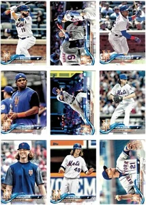 2018 TOPPS SERIES 1 & 2+UPDATE NY Mets Team Set w/SPs & SSPs (45 Cards) - NM/MT - Picture 1 of 2