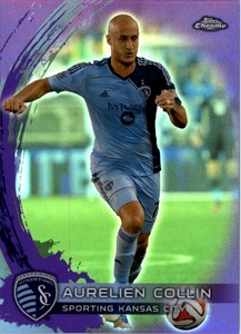 2014 Topps Chrome MLS Purple Refractors #11 Aurelien Collin