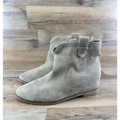 Botines de gamuza con cuña oculta Cole Haan Grand Series WM talla 10,5 beige occidental Foto 1 de 4