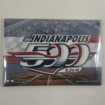 Indianápolis 500 Magnet Event Souvenir 2015 usado Foto 1 de 4