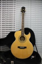 Epiphone PR-5E/N Acoustic Electric Guitar - Natural W/ Case for sale