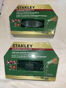 Stanley Landscaping Outdoor Projector Extension 25Ft Cord 15Amp LOT OF 2 NEW - Picture 1 of 4