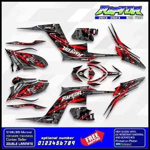YAMAHA RAPTOR 700 700R 2013 2023 GRAPHICS KIT DECALS STICKERS ATV FREE SHIPPING - Picture 1 of 3