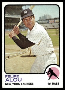 1973 Topps #650 Felipe Alou VG-EX-B108R12