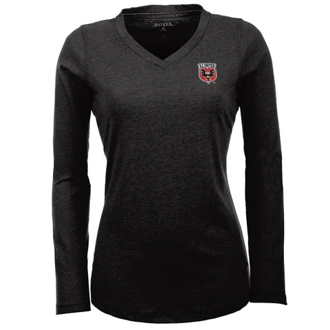 Women's D.C. United Flip V-Neck Long Sleeve Tee Cover