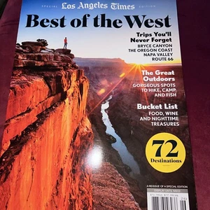 Los Angeles Times Special Issue Best of the West, 72 Destinations 2022 brand M - Picture 1 of 3