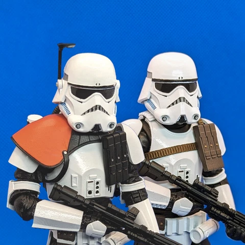 Star Wars Imperial Navy Commando Black Series custom 3d print kit Cover