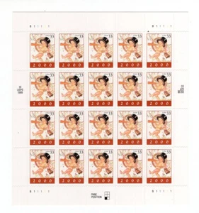 1999 33 cent Year 2000 full Sheet of 20, Scott #3369, Mint NH - Picture 1 of 1