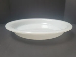 Federal Glass Heat Proof Solid White Milk Glass Pie Plate Dish 9” - Picture 1 of 9