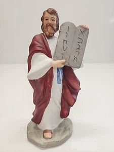 Vintage Homco 1464 Moses und die zehn Gebote Figur Sammlerstück 8 Zoll groß - Bild 1 von 16