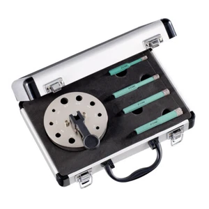 SANKYO® Set 4 foretti diamantati ST-DC + Guida a ventosa per Gres Porcellanato - Imagen 1 de 1