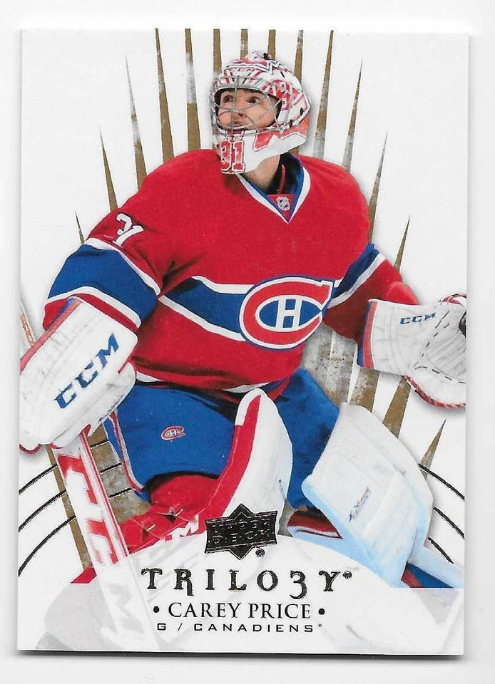 14/15 UPPER DECK TRILOGY BASE Hockey (#1-50) U-Pick From List - Image 1 of 1