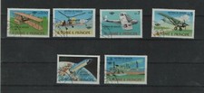 Mi.-Nr. 592 - 97  Geschichte der Luftfahrt S Tome Prinzipe