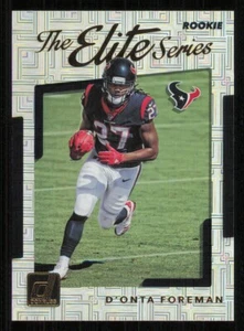 2017 Donruss The Elite Series Rookies D'ONTA FOREMAN RC #25 HOUSTON TEXANS 🏈 - Picture 1 of 2