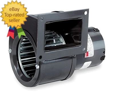 Soplador PSC 1TDP7, negro, ventilador de tiro, 115 voltios, 146 CFM, ventilador de horno de leña para exteriores Foto 1 de 4