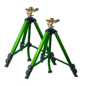 Impact Sprinkler on Tripod Base Pack Tripod Sprinklers with Brass Head, 360 2 - Picture 1 of 7