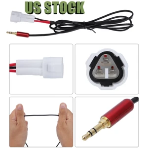 130cm Premium Audio MP3 Wiring Cable For Kawasaki Vulcan 1700 Engine 2009-2020 - Picture 1 of 8