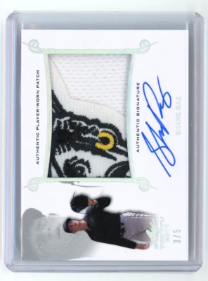 2017 Leaf Trinity Autographed Silver Patch /5 Shane Baz - Image 1 of 2