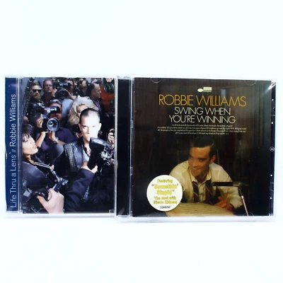 Robbie Williams - Swing When You're Winning/Life Through a Lens w/Plastic Sleeve - Image 1 of 4