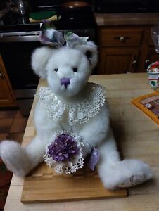 Annette Funicello Lavender Bouquet Collectable Bear! MINT! NIB! #807 of 2500!