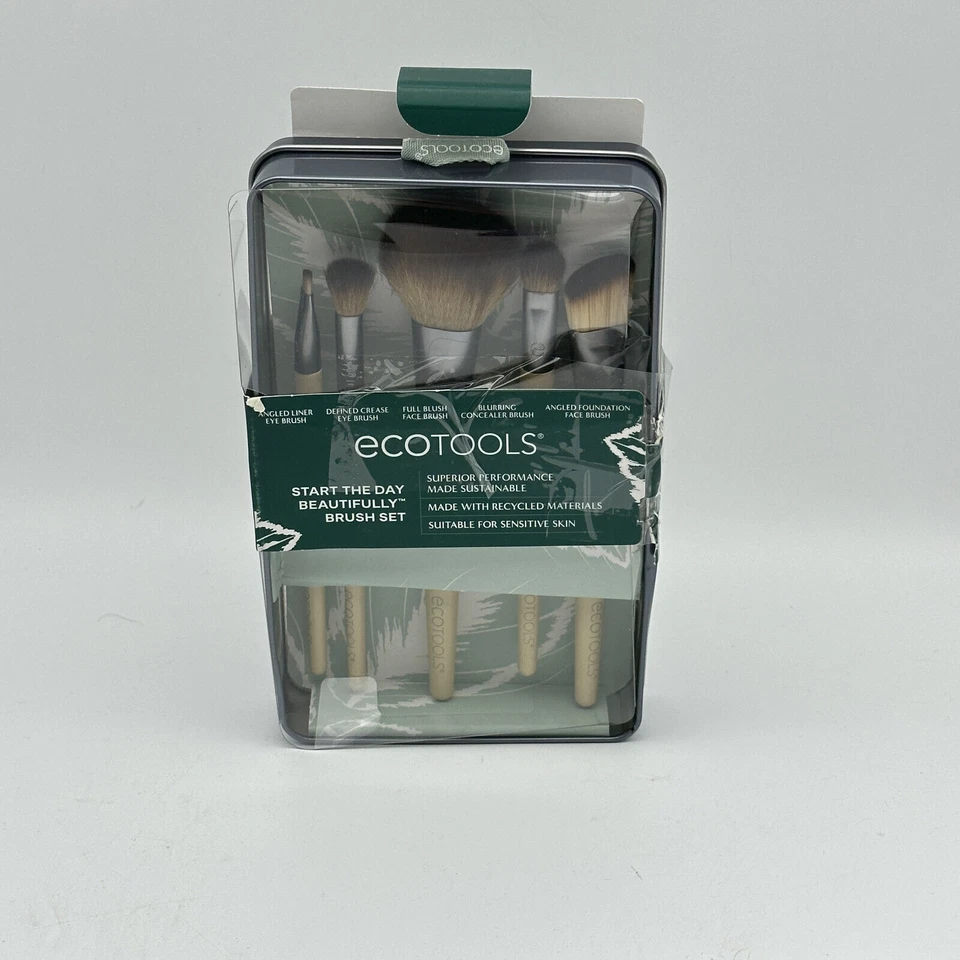 EcoTools Make-Up Pinsel Set Start the Day Beautifully Make-Up Beauty Schminken - Bild 1 von 1