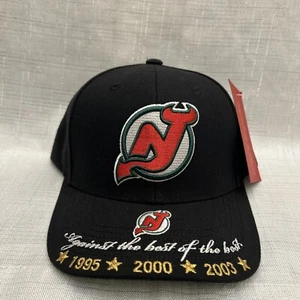 New Jersey Devils Mitchell & Ness NHL Pro Fit Snapback Hat Cap Champions NWT - Picture 1 of 5