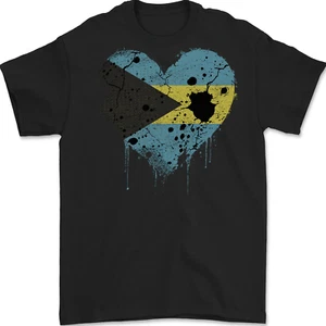 Love Bahamas Flagge Bahamians Tag Fußball Herren 100% Baumwolle - Bild 1 von 2