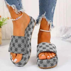 Women Slippers Platform Shoes New Summer Slides Women Shoes Flats Sandals Design - Picture 1 of 16