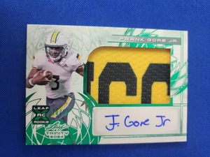 Tarjeta automática/camiseta de fútbol americano Leaf Trinity Frank Gore Jr. 2024 10/25 - Imagen 1 de 2