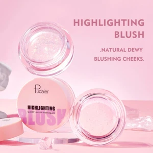 Temperature Changing Color Powder Blusher Make Up Powder Blusher Cream Nat ❥ - Picture 1 of 15