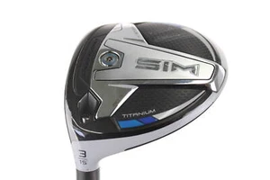 TaylorMade SIM Ti Fairway 3 Wood 15° Regular Left-Handed Graphite #49176 Golf - Picture 1 of 5