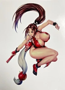 KING FIGHTER Shiranui Mai Jump Ninja Girl Impermeabilización Pegatina Calcomanía - Imagen 1 de 3