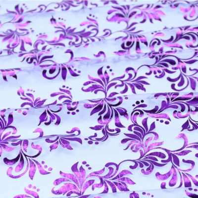 Netz Spitze Stoff Blumenmuster Retro Glänzend Durchsichtig Netz für Vorhang Tutu - Bild 1 von 4